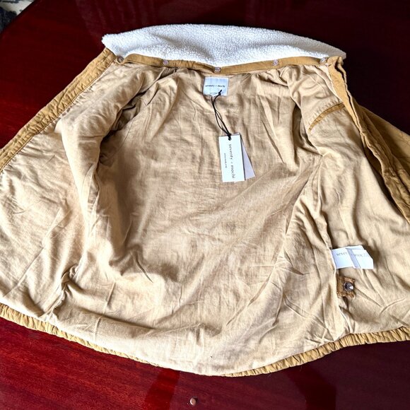 Seventy + Mochi Frida Sherpa Collar Quilted Jacket - Size Small NWT - Picture 12 of 15